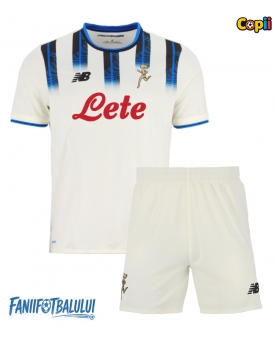 Atalanta Echipament de Fotbal Replică 2025-26 Copii Deplasare (+ Șorturi)